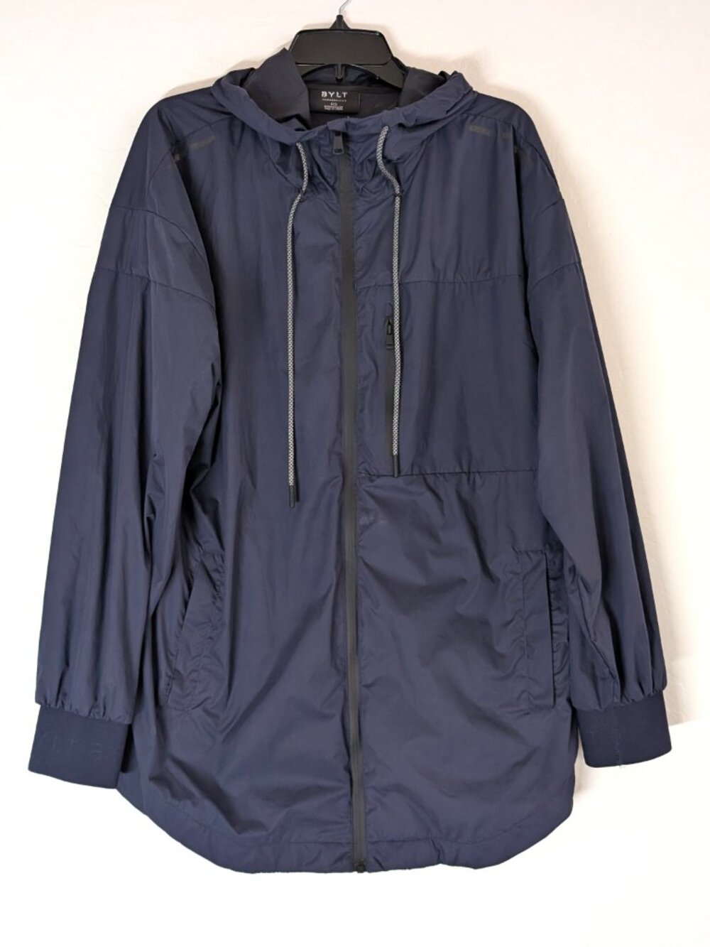 BYLT Jacket Men's XL Blue Dawn Breaker Lightweight Performance Full Zip Hooded